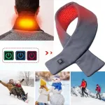 TENGOO Heated Neck Scarf Smart Winter Warmer USB Heating Three Gears with Temperature Adjustable