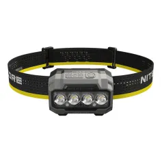 Nitecore HA23 UHE 600 Lumen AAA Camping Headlamp with Multiple Color Temperatures IP68 Waterproof Lightweight LED Headlight for Night Run Camping Fishing Trekking