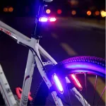 Bicycle Rear Light Ultra Bright USB Rechargeable High Intensity LED Tail Light Accessories for Cycling Mountain Bike