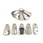 IPRee 5-in-1 Multifunction Kitchen Tool Set | Garlic Crusher/Peeler/Bottle Opener/Cheese Grater/Cookie Cutter Portable Kitchen Gadgets