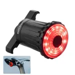 ROCKBROS WR05 100LM Smart Smart Brake Bicycle Taillight 7 Lighting Modes USB Charging 500mAH Bike Rear Light for Outdoor Night Warning Safe Cycling