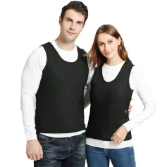 TENGOO HS-02 2 Areas Smart Heating Vest 3-Gears Heated USB Charging Thin Warmth Cold-proof Vest for Winter Men Women Elderly People