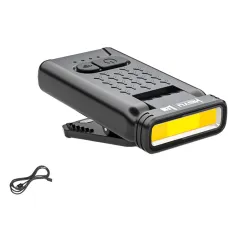 LED Clip on Cap Lights USB Rechargeable Cap Flashlight Clip Waterproof Ultra Bright Hat Flashlight Headlamp for Fishing Camping