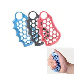 KALOAD 10-50lbs Silicone Grip Device Palm Rehabilitation Training Hand Exercise Grip Circle Fitness Grip Circle Hand Muscle Massager