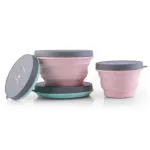 IPRee® 500/1000ml Folding Silicone Bowl Portable Lunch Box Food Container Camping Picnic