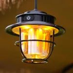 Multifunctional Outdoor Camping LED Retro Camping Searchlight Handle Hook Portable Tent Camping Light