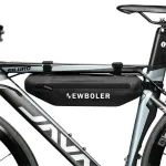 NEWBOLER Bicycle Triangle Bag Bike Frame Front Tube Bag Waterproof Cycling Bag Battery Pannier Packing Pouch for MTB Bike Road Bike