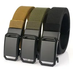 ZANLURE 125cm metalen gesp tactische riem nylon met insteekgesp militaire waaier voor mannen en vrouwen