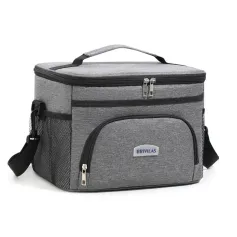 IPRee Portable Thermal Oxford Cloth Picnic Cooler with Shoulder Strap, Waterproof, Heat and Cold Preservation, Ideal for Outdoor Camping