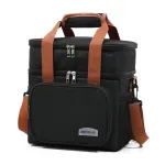 IPRee Portable Double Layer Lunch Bags Food Box Camping Oxford Backpacks Icebox Large Capacity Picnic BBQ Outdoor Bag