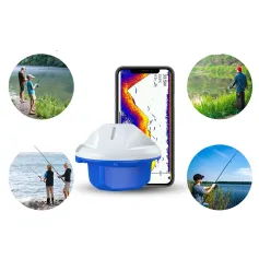 Hordozható szonár halkereső 23 típus nyelv szonár érzékelő visszhangjelző mobiltelefon vezeték nélküli szonár terepérzékelő HD képernyő vizuális csónakos tó jéghorgászathoz