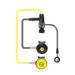 DIDEEP Professional Scuba Diving Regulator with Pressure Reduction Valve Diving Equipment Respirator Pressure Gauge