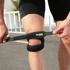 BOER Sports Fitness Knee Pad Sprain Protection Mesh Breathable Easy to Adjust Foot Ankle Protector for Running Cycling Outdoors