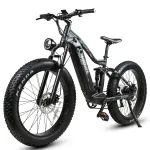 [USA Direct] SAMEBIKE RS-A08 17Ah 48V 750W 26 Inches Electric Bike Smart Bike 65-100KM Mileage Max Load 100-150KG
