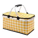 IPRee Folding Basket Picnic Basket Outdoor Handheld Basket Insulation Box Household Supermarket Shopping Storage Basket