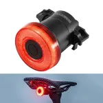 ROCKBROS BL-S1 Smart Brake Sensor Bicycle Taillight 400 mAH Type-C Charging IPX7 Waterproof Aluminum Bike Rear Light for Night Road Warning Riding