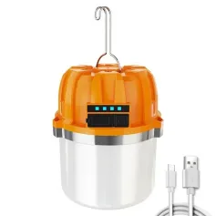 Rechargeable Lighting Lamp Outdoor Strong Light Super Long Endurance Wild Camping Household Power Failure Emergency Bulb Stall Light Night Market Light