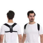 KALOAD Adjustable Back Support Invisible Shoulder Posture Corrector Unisex Spine Neck Health Correction Belt for Home Office Sport