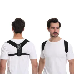 KALOAD Adjustable Back Support Invisible Shoulder Posture Corrector Unisex Spine Neck Health Correction Belt for Home Office Sport