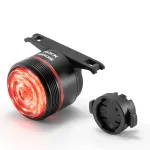 ROCKBROS BL-S2 Smart Brake Sensing Bike Taillight 400mAh Battery Touch Control Light Sensing 6 Lighting Modes IPX6 Waterproof Type-C Rechargeable Vibration Sensor Bicycle Rear Light