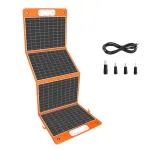 [US Direct] FlashFish 18V 100W Foldable Solar Panel Emergency Solar Charger With PD Type-c QC3.0 for Phones Tablets Camping Van RV Trip Power Outage