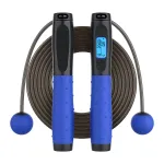 KALOAD 10\\ Digital Jump Rope with Counter HD LCD Display Ball Bearings Rapid Speed Jump Rope Cable 360°Tangle-free Design Rope / Cordless Option