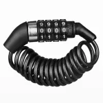 Bicycle Helmet Backpack Lock 4 Digit Combination Steel Wire Cable Lock