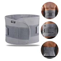 JINGBA Orthopedic Corset Back Support Belt Men Back Brace Belt Lumbares Protection Spine Support Belt for Fitness Gym Workout
