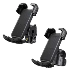 XANES YYS-443 Phone Holder 4.7\-6.8\ Adjustable Phone Clip Stand Shockproof Portable Bike Holder Phone Bracket for Bicycle Motorcycle