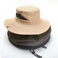 "Unisex" kvėpuojančios žvejo kepurės "Anti Uv Cool Large" vyrams Platus kraštas Panamos skrybėlė lauko žvejybos pėsčiųjų kepurė