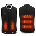 TENGOO HV-09 Heated Vest 9 ເຂດຮ້ອນຜູ້ຍິງຂະຫນາດໃຫຍ່ ຜູ້ຊາຍ Winter Vest Self Heating Vest Usb Electric Thermal Vest Jacket Outdoor Vest