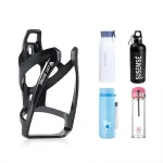 WEST BIKING Curbat Bicicletă Suport pentru sticle Tough Stable Ușor Modă Bicicletă Watter Cușcă pentru MTB Drum Bicicletă-Negru