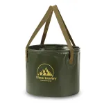 20L Collapsible Bucket Folding Large Capacity Leakproof Huge Loading Fishing Bucket Camping Water Bag Camping Supplies
