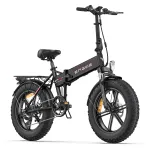 [USA DIRECT] ENGWE EP-2 PRO 2022 Version 13Ah 750W Fat Tire Folding Electric Bike 20inch 60-80km Mileage Range E Bike for Mountain Snowfield Road 150kg Max Load