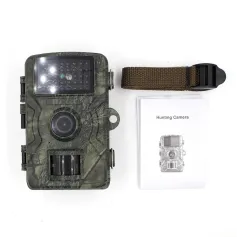 12MP Wildlife Trail Hunting Camera 4K Pixels Photo 1080P HD Video IP66 Waterproof 10m Trigger Distance Wireless Surveillance Tracking Camera for Outdoors Photography