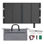 [US Direct] 100W 18V Solar Panel Foldable IP67 Waterproof Outdoor Waterproof Solar Charger For Camping Travelling Car RV Charger