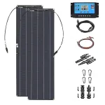 ETFE Solar Panel 18V 50W Flexible Monocrystalline Cell Solar System Module Kit 18V Battery Charger For Camping RVs