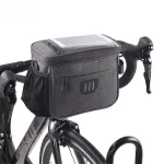 5L Bicycle Handlebar Bag Large Capacity Waterproof Phone Case Holder 6.7 Inches Touchscreen Cycling Package for MTB Road Bike