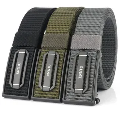 Hunting Tactical Belt Military Fishing Hiking Training Adjustable Automatic Buckle Casual Paintball Belts for Outdoors