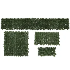 Artificial Leaf Fence Net Fence Garden Decoration Rattan Faux Plant