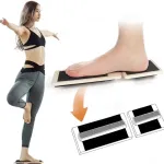KALOAD Wooden Ankle Balance Board Ballet Yoga Foot Trainer Single Leg Balance Board Solid Wood Non-Slip Ankle Strengthener for Home Fitness