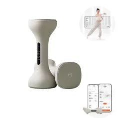 XIAOMI Mijia Smart Dumbbell 1kg*2 Intelligent Motion Tracking Training Data Exercise Equipment with LED Screen Display Efficiently Professional Guidance via APP Home Fitness