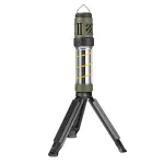 3 in 1 Camping Lantern USB Rechargeable Camping Light 1500mAh High Power Mosquito Lamp IP44 Waterproof with Triangle Bracket Telescoping Tripod Outdoor Light for Outdoor Camping
