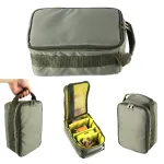 Portable Fishing Bag Multiple Compartments Fishing Line Reel Lure Hook Storage Handbag Large Capacity Fishing Storage Bags