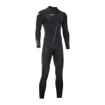 ZCCO 3mm Front Zipper Wetsuit Neoprene Elastic Warm Swimming Surfing Snorkeling Long Sleeves Diving Suit Full Body Jumpsuit Water Sport Swimwear