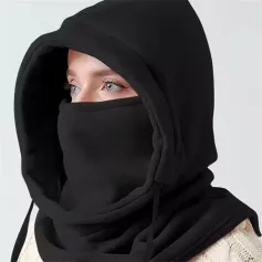 TENGOO Outdoor Cycling Protective Gear Hats Keep Warm Winter Racing Hooded Hat Thermal Neck Warmer Windproof Fleece Balaclava Skiing Face Mask