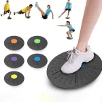 KALOAD Yoga Swing Balance Board Fitness Rehabilitation Training Pedal Sense System Training Balance Board for Home Outdoor Exercise