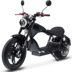 [USA Direct] Scooter elétrica Mototec LowBoy-M4, bateria de 60 V e 30 Ah, motor de 2500 W, autonomia máxima de 55 a 80 km, carga máxima de 135 kg, scooter elétrica