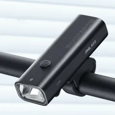 ROCKBROS 400Lm Faro per bici Batteria da 2000 mAh Ricaricabile tramite USB IPX6 Impermeabile 4 Modalità di luce Torcia elettrica per bicicletta in lega di alluminio per ciclismo