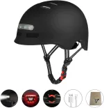 Ultralight Cycling Helmet Bicycle Helmet Electric Scooter Helmet Smart Tail Light Bike for Bicycle Cycling Rock Roller Skating